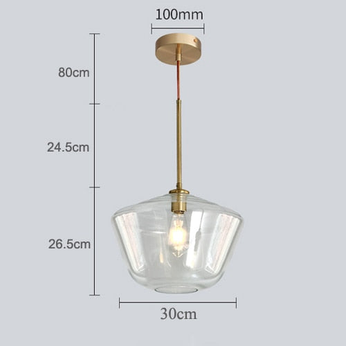 Nordic Modern Glass Pendant Lights