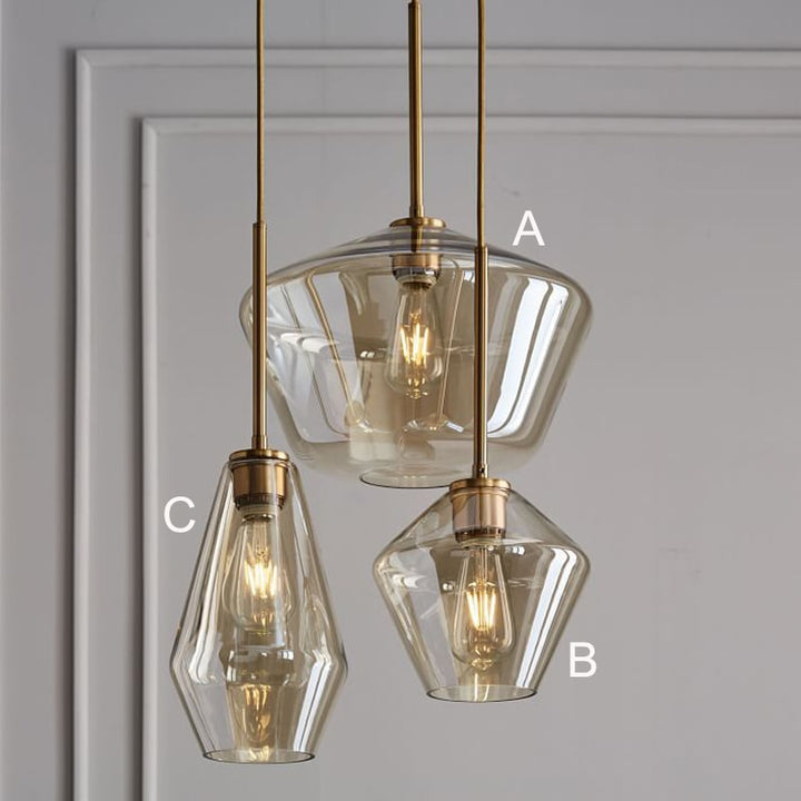 Nordic Modern Glass Pendant Lights