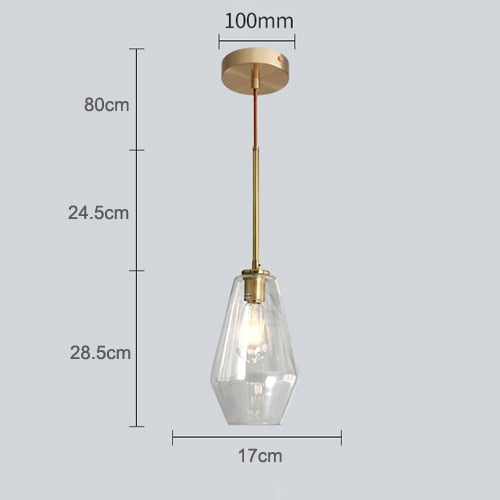 Nordic Modern Glass Pendant Lights