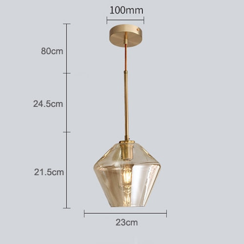 Nordic Modern Glass Pendant Lights