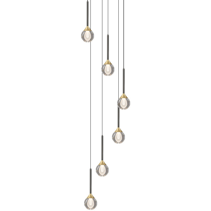 Aquitaine Entry Crystal Chandelier Lighting