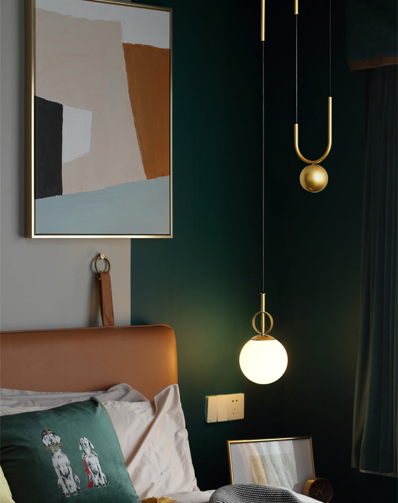 Frosted Glass Stretchable Chandelier