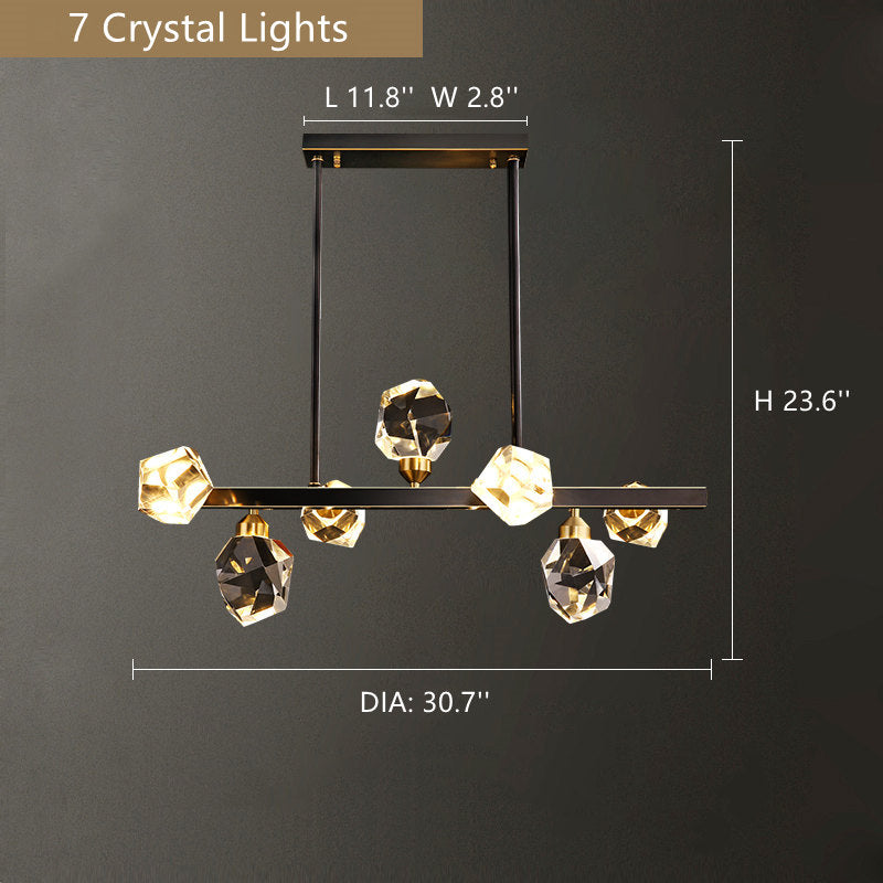 Nordic Diamond Crystal Chandelier