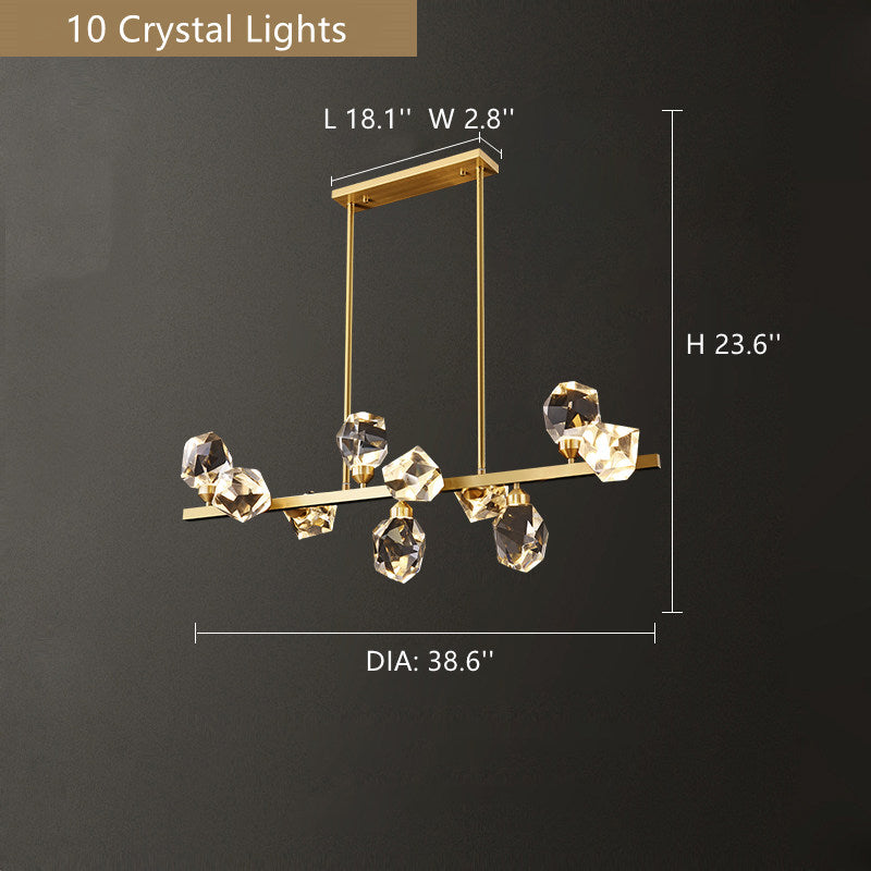 Nordic Diamond Crystal Chandelier
