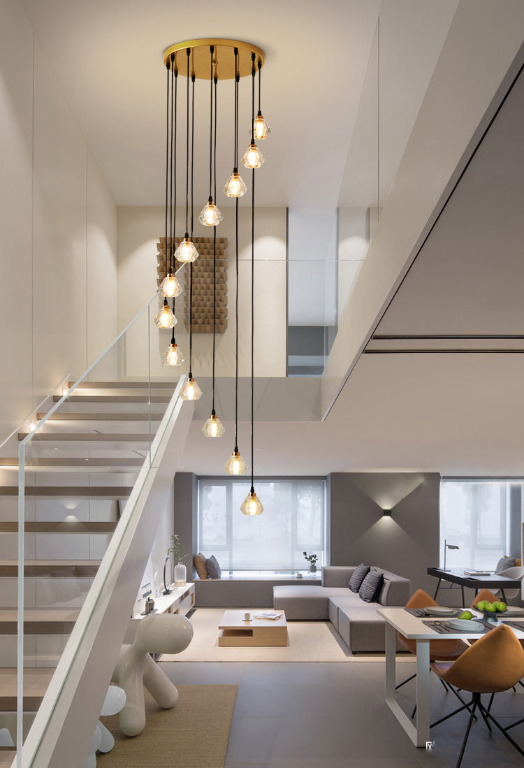 LED-kroonluchters met meerdere lampen voor plafonds – FavorShopping