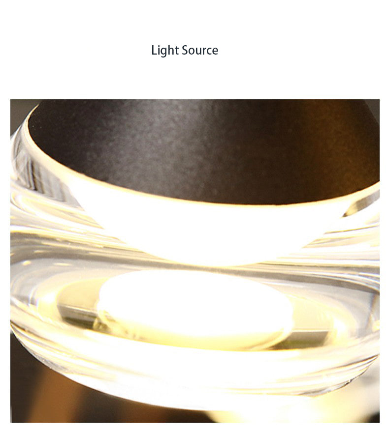 Spiral Glass Pendant Light