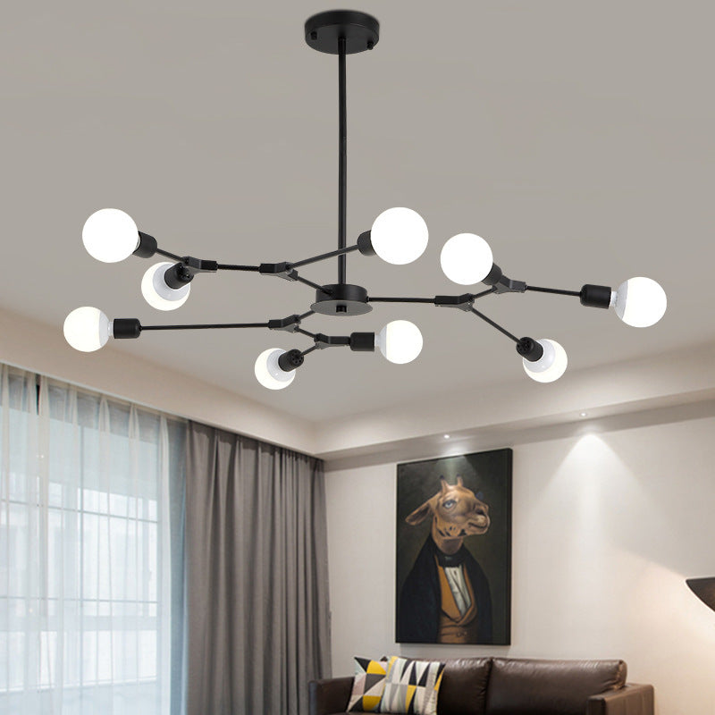 Modern Rotatable Molecule Chandelier