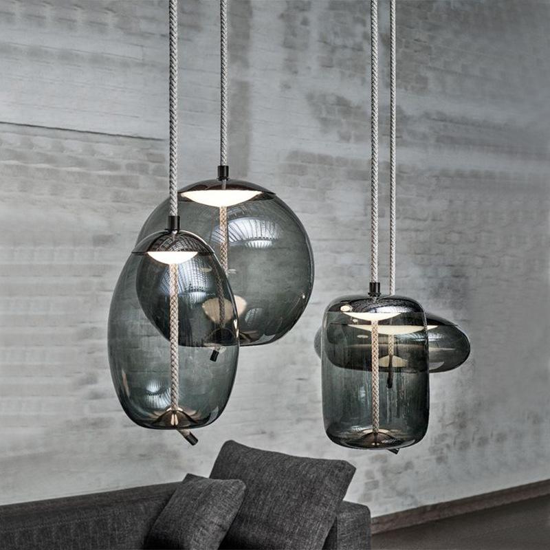 Lily Curve Glass Lamps
