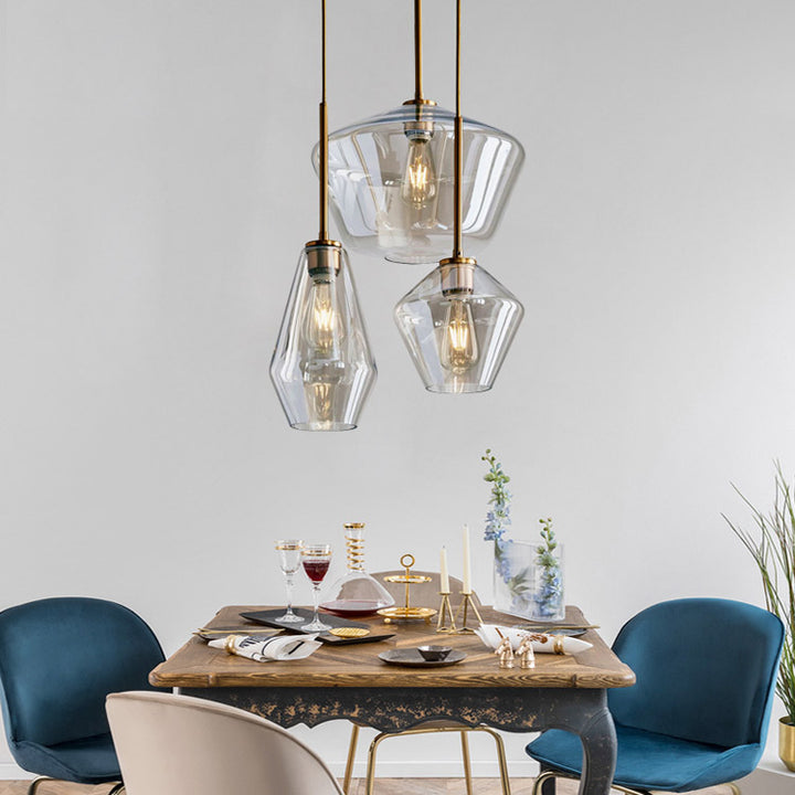 Scandinavische moderne glazen hanglampen