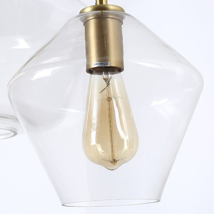 Lampes suspendues en verre nordique moderne