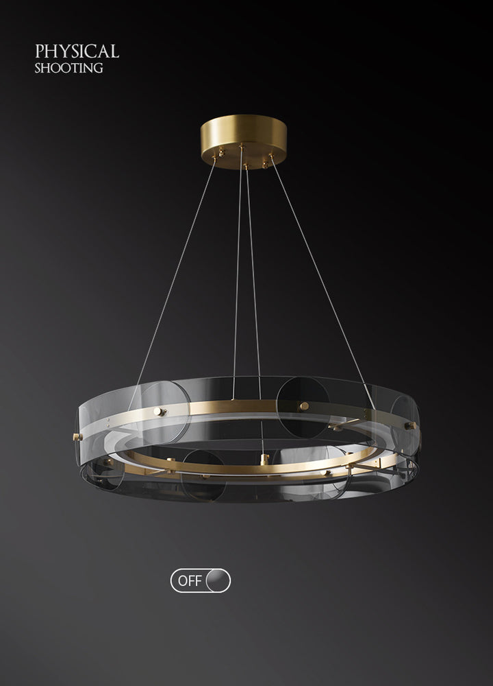 Round-Bronze-and-Glass-Pendant-Light