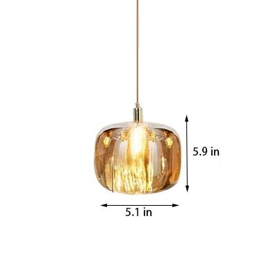 Подвесной светильник Sphere Amber ручной формовки - дизайн семейной комнаты