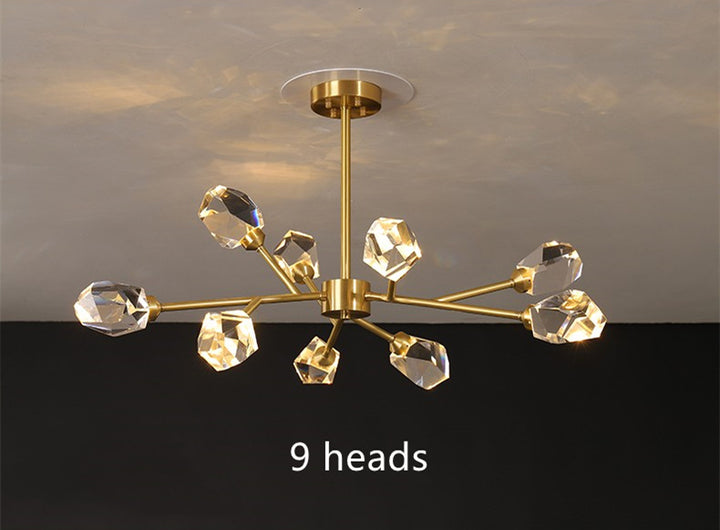 Branch With Diamond Crystal Chandelier
