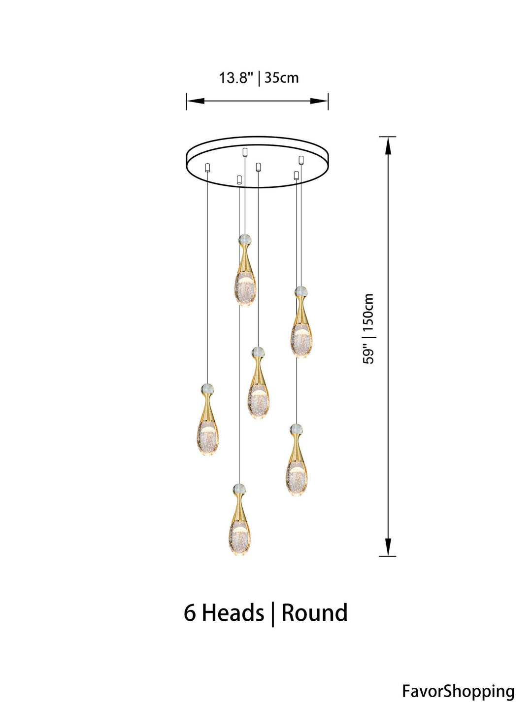 Raindrop Crown Jellyfish Crystal Chandelier for 2 Story Foyer and Hotel Lobby